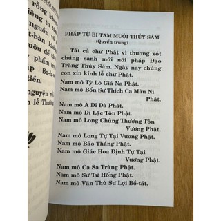 Sách - Kinh Từ Bi Thuỷ Sám Pháp - HT Thích Huyền Dung
