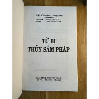Sách - Kinh Từ Bi Thuỷ Sám Pháp - HT Thích Huyền Dung