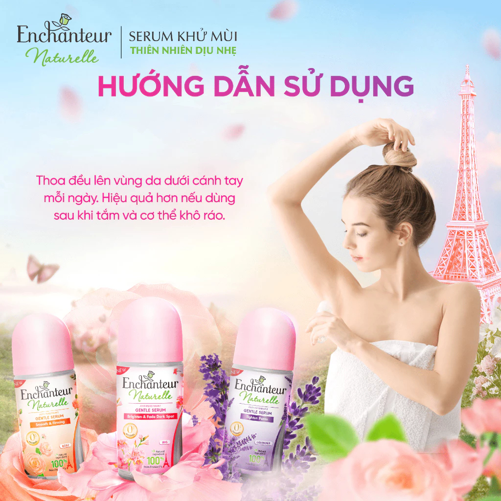 [GIFT] Lăn khử mùi Enchanteur 20ml / 25ml (Tặng mùi ngẫu nhiên)