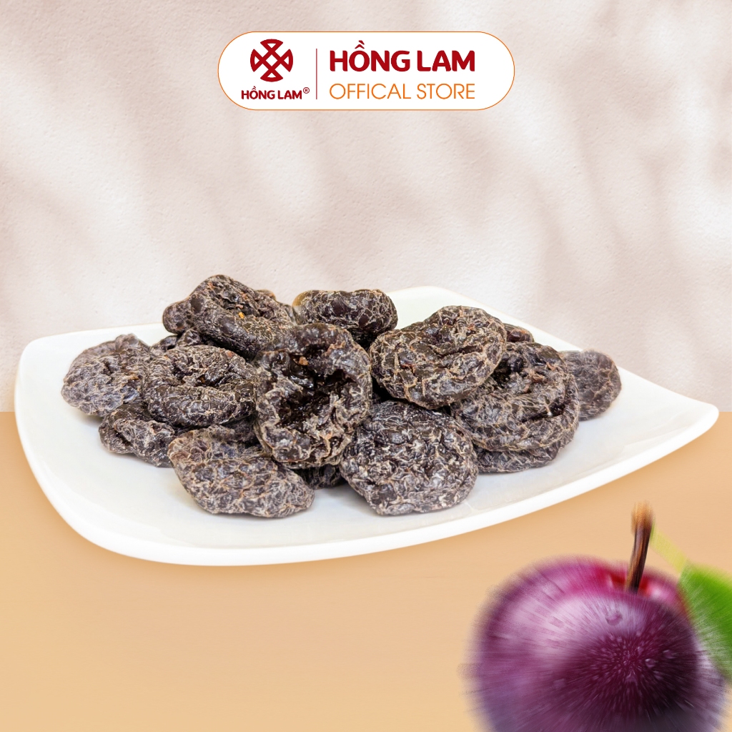 Ảnh Xí muội mận không hạt chua ngọt Hồng Lam dạng hộp. Có vị chua, ngọt, dẻo 3