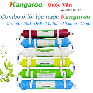 Trọn bộ 10 lõi lọc nước Kangaroo KG10A3 chính hãng - Dùng cho máy lọc nước Kangaroo KG10A3, KG10A18