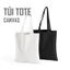 Túi vải tote nữ Canvas trơn màu kem Không khóa kéo kích thước 35x40cm SỈ TÚI TOTE