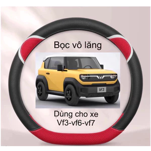 Bọc Vô Lăng Xe Điện Vinfast VF3 -VF6-VF7 dáng dcut thể thao tạo cảm giác nổi bật nội thất xe
