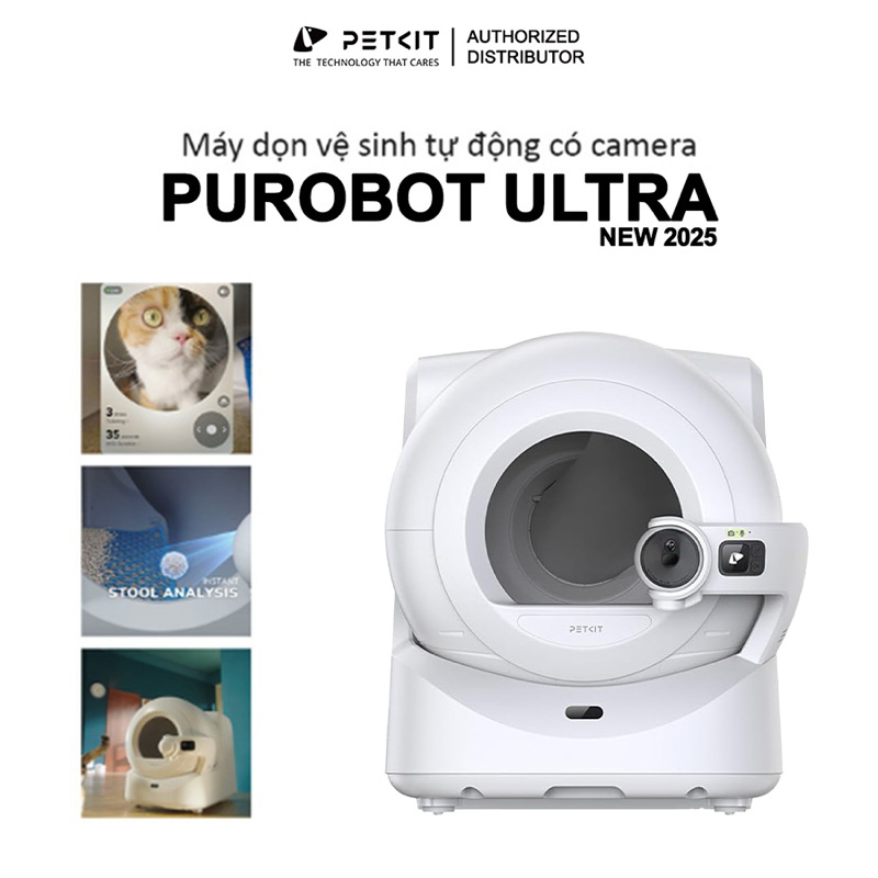 Ảnh Máy vệ sinh PETKIT PUROBOT ULTRA AI, PUROBOT MAXPRO cho thú cưng 2025 2
