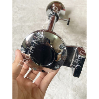 Còi sinh hơi độ  lốc 45cm ,  loa  còi đế sắt, bộ  còi sinh  hơi