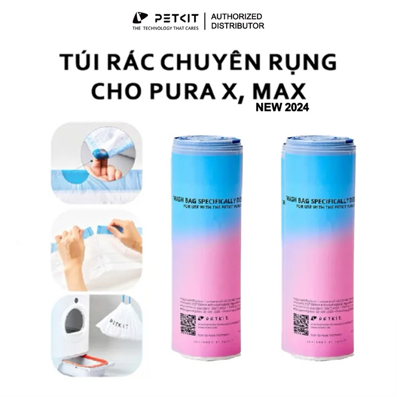 Ảnh Túi Đựng Chất Thải Chuyên Dụng Có Kéo Khóa Dùng Cho Máy Pura X, Pura Max 3