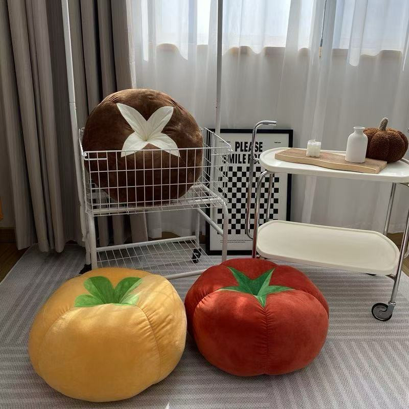 Gối cà chua, nấm,... gối ôm, gối decor