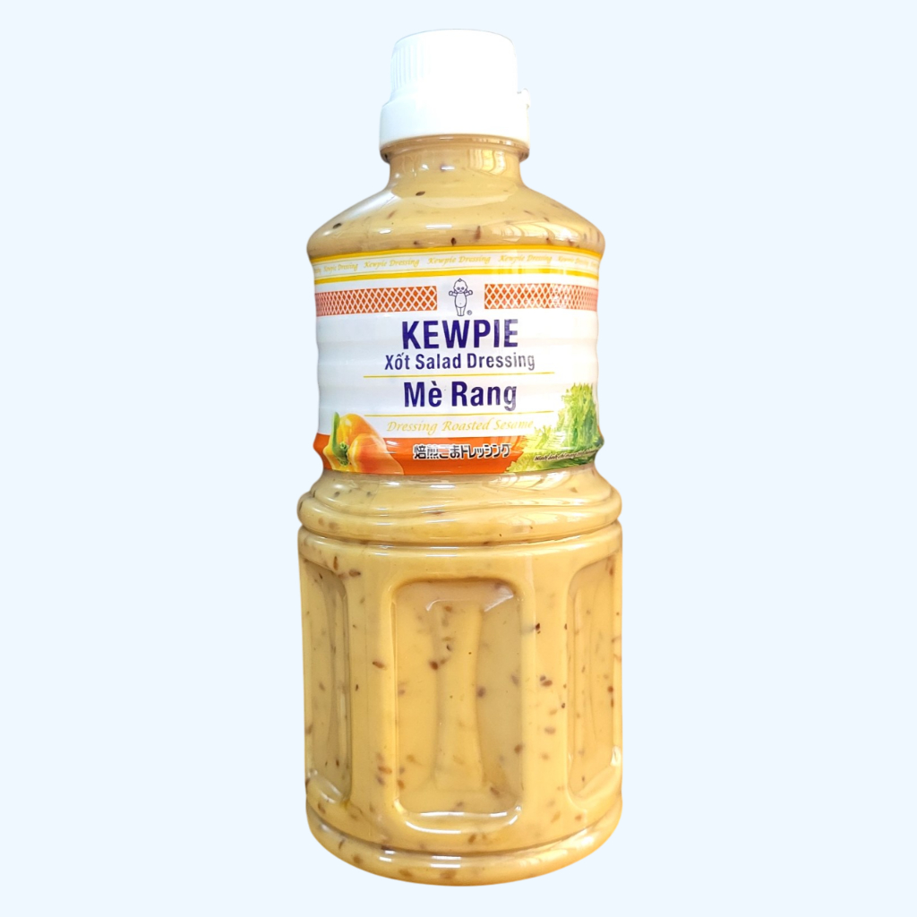 KEWPIE -- chai lùn 500ml -- SỐT MÈ RANG SALAD Dressing Roasted Sesame ...