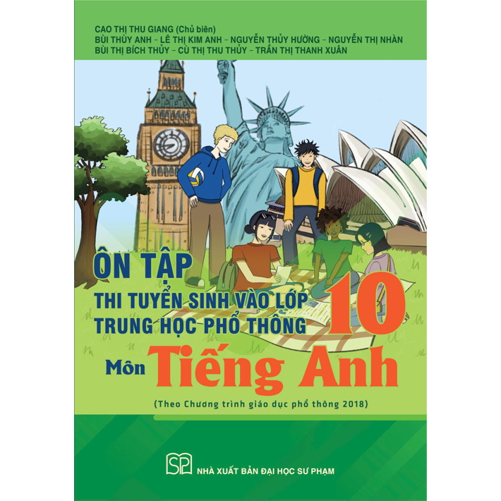 Ảnh Sách - Ôn tập thi tuyển sinh vào lớp 10 trung học phổ thông môn Tiếng Anh (Chương trình GDPT 2018) 1