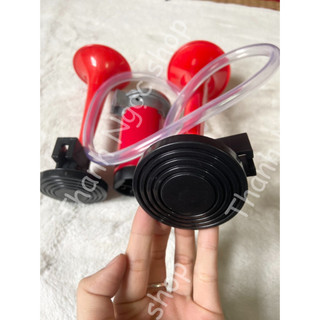 CÒI SINH HƠI 2 LOA ĐỎ ĐIỆN 12V VÀ 24V