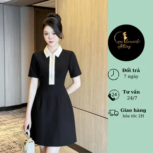 Váy polo dáng chữ A hàng thiết kế công sở cao cấp Eva_hamichi