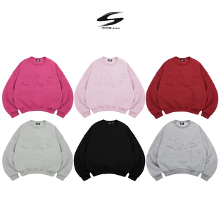 Áo Sweater BOXY INS Chất Nỉ Bông Dầy Dặn Thêu Đắp Vải Form Rộng Nam Nữ_SSSTore.Aesthetic
