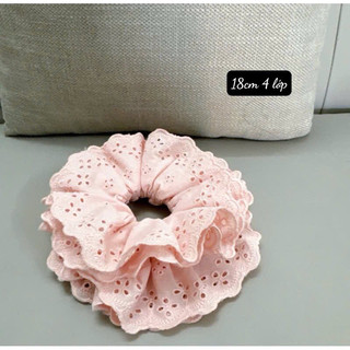 Scrunchies xô ren 4 lớp Mieo Shoes