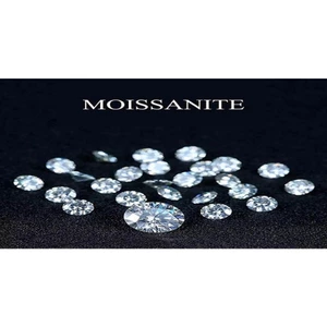Moissanite tấm tròn 0.8 li đến 3.6 li