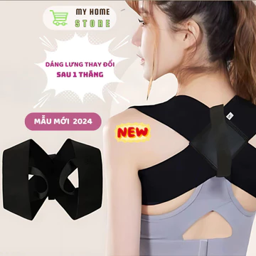 Đai chống gù lưng nam nữ Đai đeo chống gù lưng bảo vệ vòng 1 cột sống giúp thẳng lưng - DCG01
