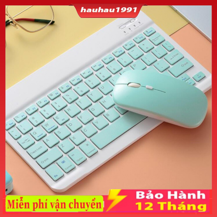 Bàn phím Bluetooth 10 inch Bluetooth 5.0 phạm vi kết nối hiệu quả 10 mét kèm theo chuột Bộ sản phẩm | BigBuy360 - bigbuy360.vn