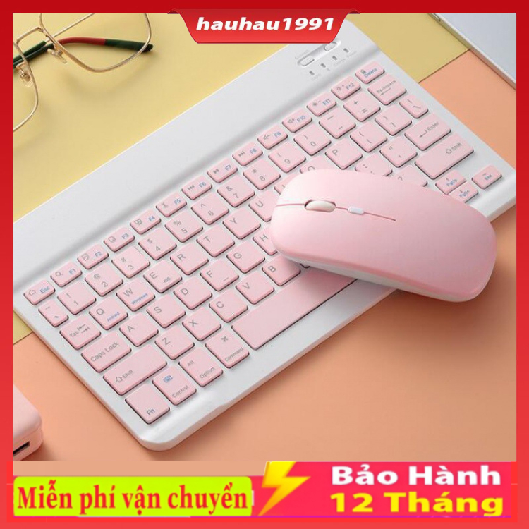 Bàn phím Bluetooth 10 inch Bluetooth 5.0 phạm vi kết nối hiệu quả 10 mét kèm theo chuột Bộ sản phẩm | BigBuy360 - bigbuy360.vn