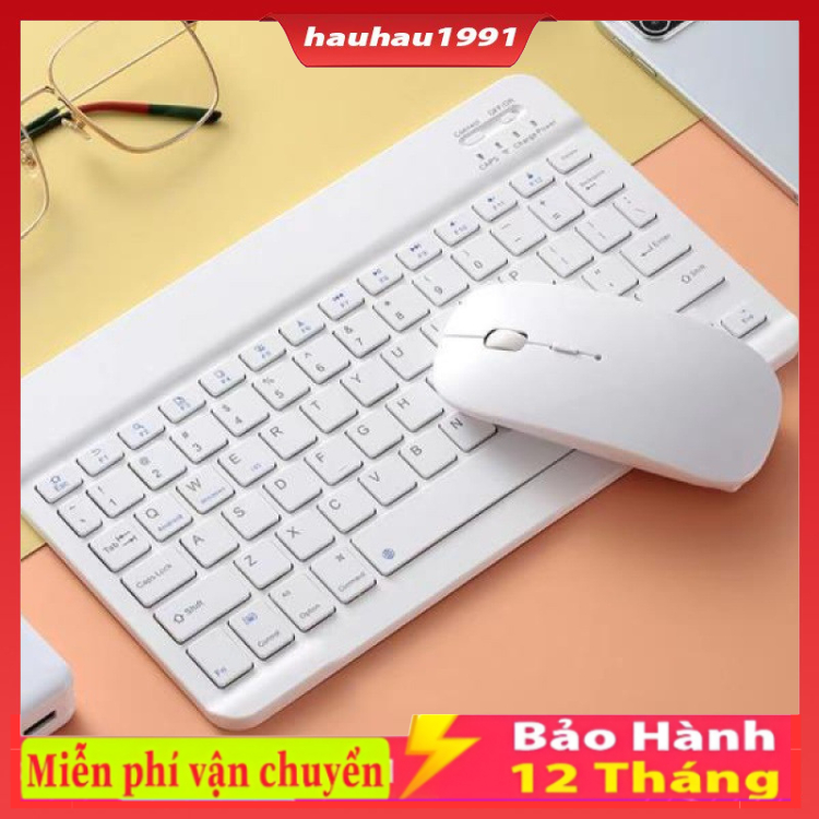 Bàn phím Bluetooth 10 inch Bluetooth 5.0 phạm vi kết nối hiệu quả 10 mét kèm theo chuột Bộ sản phẩm | BigBuy360 - bigbuy360.vn