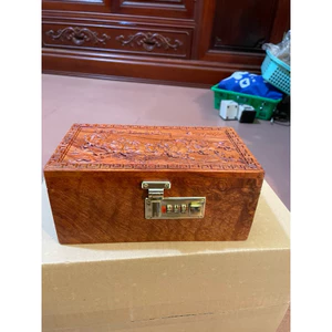 Hộp đựng tiết kiệm gỗ hương cao cấp