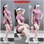 Đồ Tập Gym Chạy Bộ Nữ, Nhảy Aerobic, Đi Bộ Thể Thao Nữ Chất Thun Lạnh Mát. Mmesport