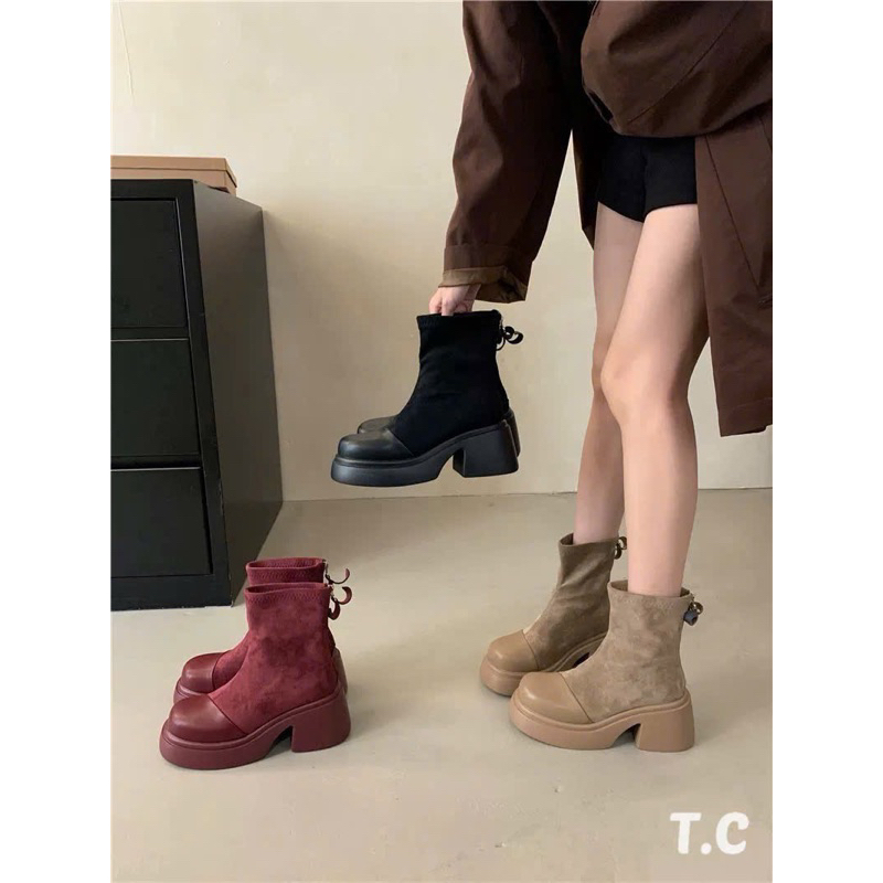 Boot ngắn pha da🥰🥰🥰🥰