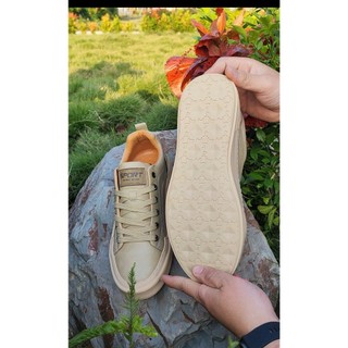 [ NEAN SHOES ] Giày Sneaker Nam Cổ Lửng Da Cao Cấp Đế Cao Su Đúc Tăng Chiều Cao 4 Màu Nâu Đen Kem Trắng