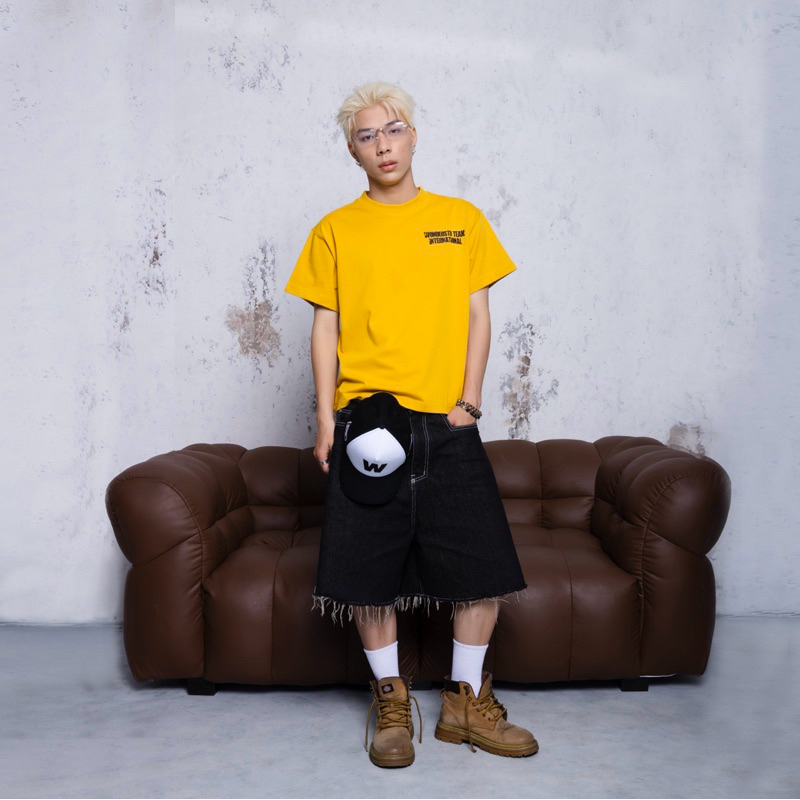 ÁO THUN FORM BOXY "WONDER TEAM" WONDERSTU - UNISEX COTTON 260GSM