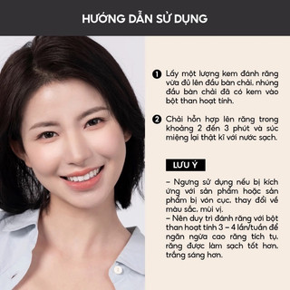 Bột Than hoạt tính trắng răng hương quế MIK ORGANIC (50g) ngừa sâu răng,hôi miệng, phục hồi men răng