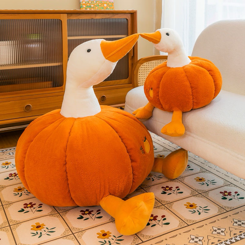 Vịt bí ngô đủ size cho bé, decor giáng sinh,làm quà tặng, gối ôm,....
