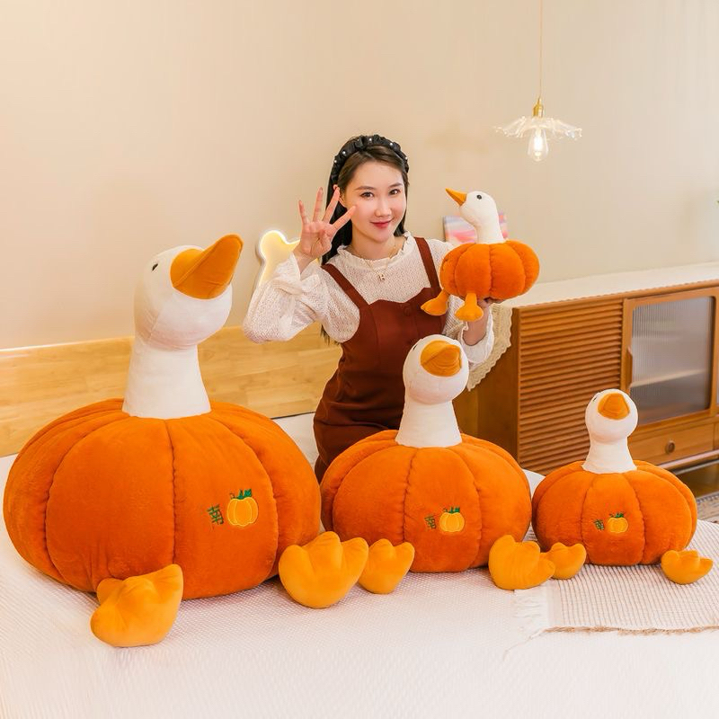 Vịt bí ngô đủ size cho bé, decor giáng sinh,làm quà tặng, gối ôm,....