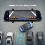 Camera hành trình ô tô 3 mắt A10 XETABON CarPlay, Android Auto ghi hình 4k siêu nét, nghe nhạc kết nối loa xe, BH 12T — ảnh 3