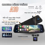 Camera hành trình ô tô 3 mắt A10 XETABON CarPlay, Android Auto ghi hình 4k siêu nét, nghe nhạc kết nối loa xe, BH 12T — ảnh 1