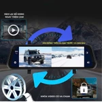 Camera hành trình ô tô 3 mắt A10 XETABON CarPlay, Android Auto ghi hình 4k siêu nét, nghe nhạc kết nối loa xe, BH 12T — ảnh 7