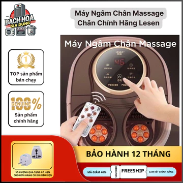 Bồn Ngâm Chân Massage , Máy Ngâm Chân Massage Chân Chính Hãng Lesen,Cải Thiện Giấc Ngủ Cho Gia Đình