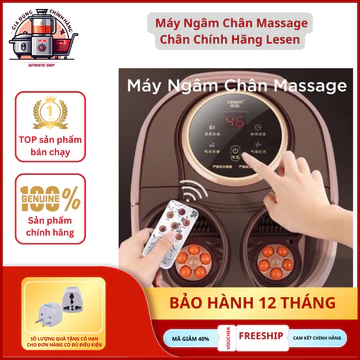 Bồn Ngâm Chân Massage , Máy Ngâm Chân Massage Chân Chính Hãng Lesen,Cải Thiện Giấc Ngủ Cho Gia Đình