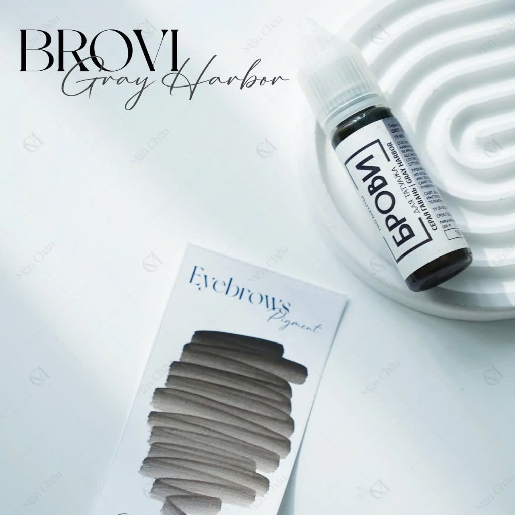 Mực phun mày Brovi bản Nga minisize 5ml / fullsize 15ml