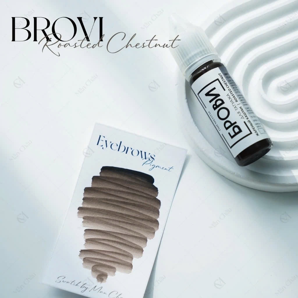 Mực phun mày Brovi bản Nga minisize 5ml / fullsize 15ml