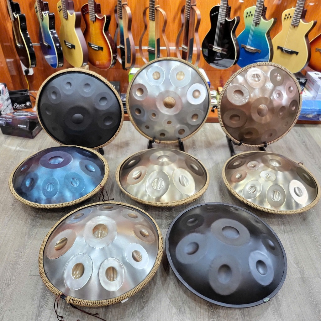 Trống thép Handpan 9,10, 12 và 14 nốt oval/ Hangdrum nhạc cụ thiền ...
