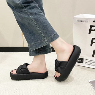 Dép quai bản nữ nhúm bèo,dép nữ đế xuồng cao 6cm da mềm siêu êm xu hướng thời trang.