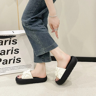 Dép quai bản nữ nhúm bèo,dép nữ đế xuồng cao 6cm da mềm siêu êm xu hướng thời trang.