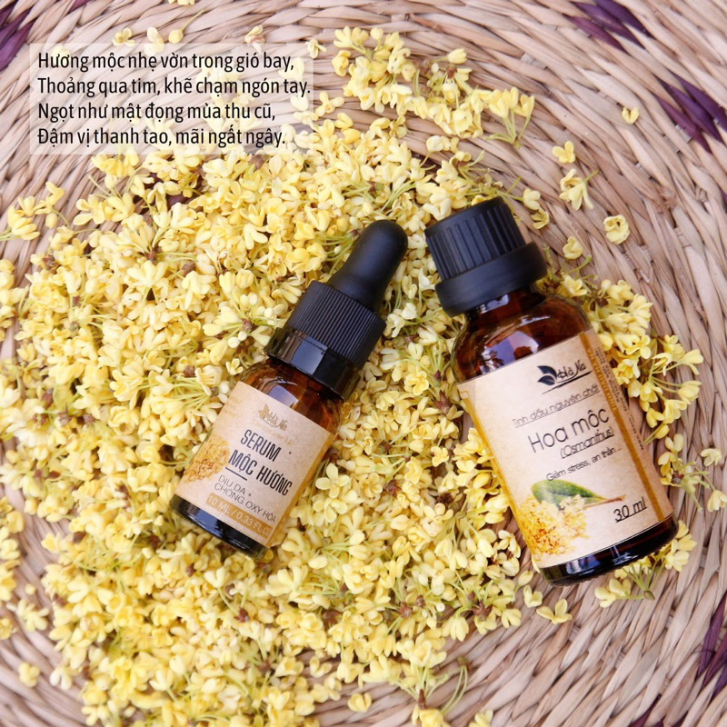 🔥 Serum Hoa Mộc Nguyên Chất - Dưỡng Ẩm, Trắng Da, Giảm Thâm, Chống Lão Hóa, Phù Hợp Mọi Loại Da