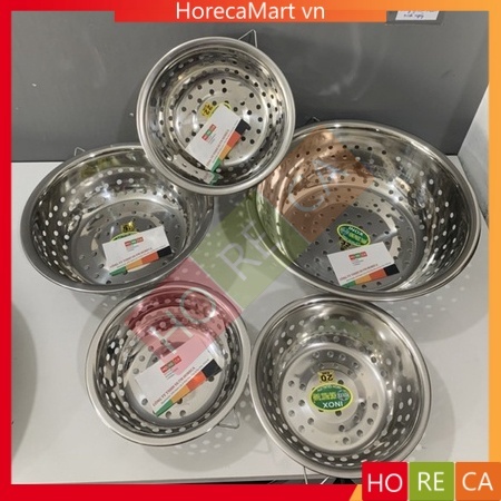 rổ inox sâu lòng [nhiều size] cao cấp, inox dày cứng, bóng đẹp, không ...