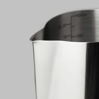 Volcano Ca đánh sữa, ca đánh sữa inox, ca đánh sữa chuyên nghiệp Inox 304 màu bạc