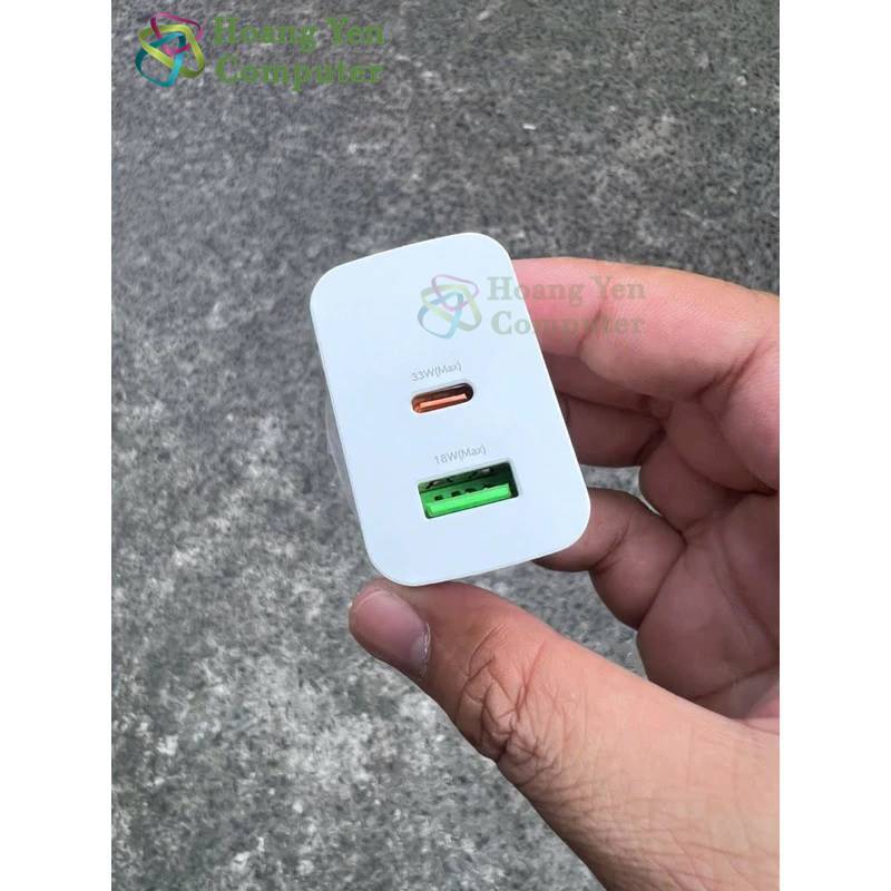 Cốc Sạc Nhanh Remax RP-U122 - Sạc Nhanh QC3.0 18W, PD30W - Chính Hãng BH 12 Tháng - Hoàng Yến Computer