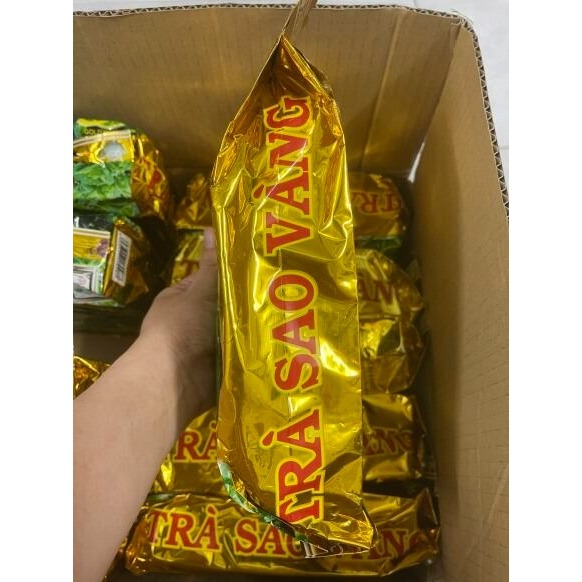 Trà đá Sao Vàng hương sâm dứa, lài, sen 300g
