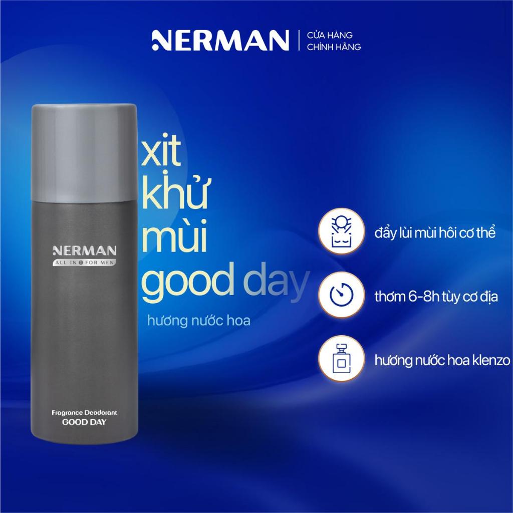 Ảnh Xịt khử mùi nam giới hương nước hoa Good Day, First Date Nerman 100ml 1
