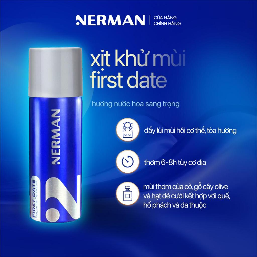 Ảnh Xịt khử mùi nam giới hương nước hoa Good Day, First Date Nerman 100ml 2