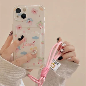 Ốp lưng iphone Loopy Ốp điện thoại IP trong túi đựng thẻ ảnh iphone 7/7plus/8/8plus/x/11/12/13/14/15max/promax xx1065