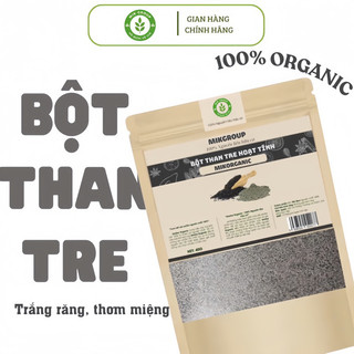 Bột Than Hoạt Tính Trắng Răng MIK ORGANIC - Loại Bỏ Mảng Bám, Tẩy Vết Ố Vàng Cho Răng Hiệu Quả 50g
