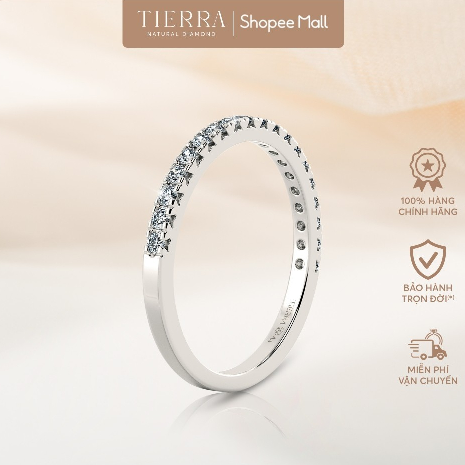 [CHAT TRƯỚC KHI ĐẶT] Nhẫn Thời Trang Tierra BCF0111 Vàng 10K 14K 18K, Thiết Kế Đơn Giản, Phụ Kiện Trang Sức Nữ